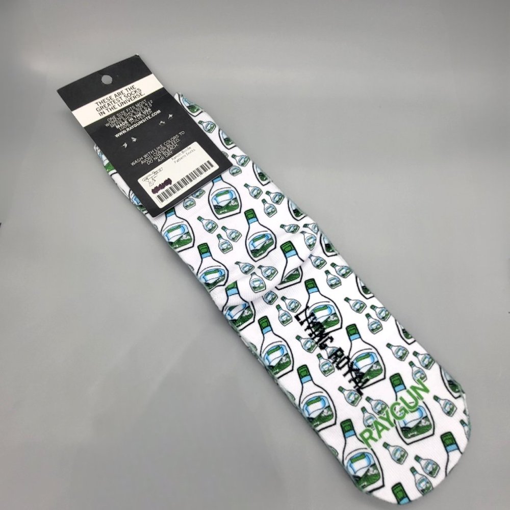 Raygun Ranch Bottle Pattern Socks - Picture 3 of 9